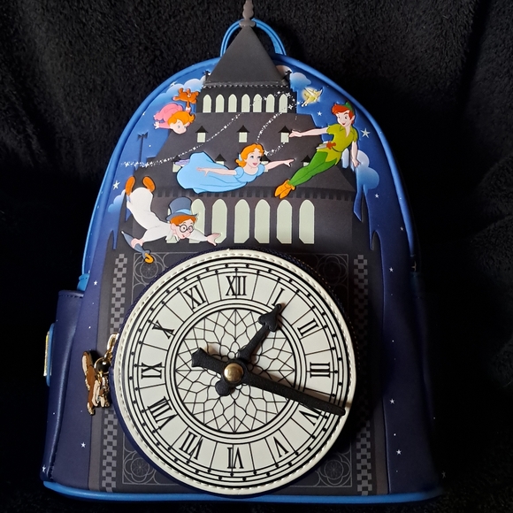 Loungefly Handbags - Peter Pan GITD Loungefly Mini Backpack